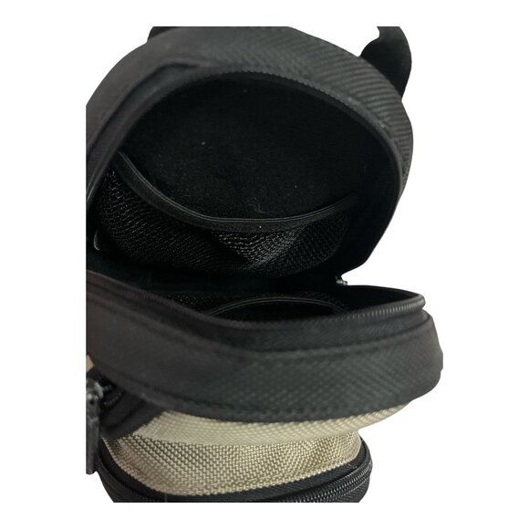 Nintendo Game Boy Advance SP Carrying Case Shoulder Bag Black Gray Early 2000s - Picture 7 of 8